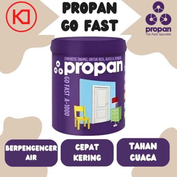 CAT KAYU BESI TEMBOK WATERBASED PROPAN GO FAST WARNA STANDAR 1KG